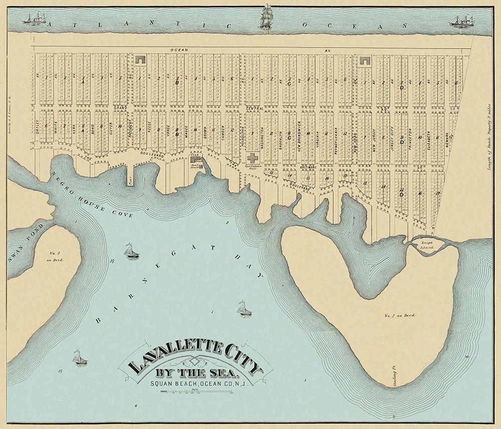 Lavallette City, Squann Beach New Jersey art print by Irons for $57.95 CAD