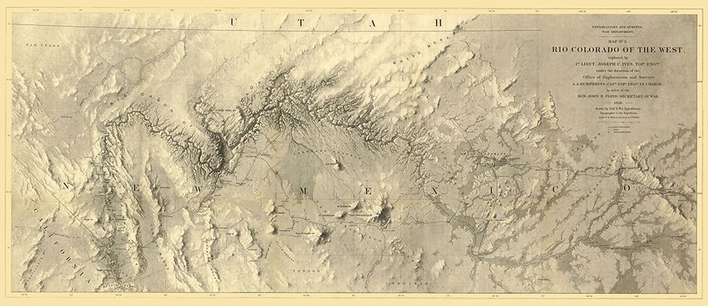 Colorado River New Mexico No 2 - Floyd 1858 art print by Floyd for $57.95 CAD