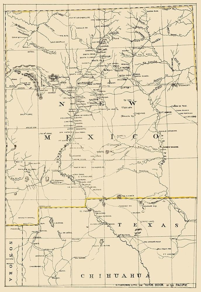 New Mexico - Holdredge 1866 art print by Holdredge for $57.95 CAD