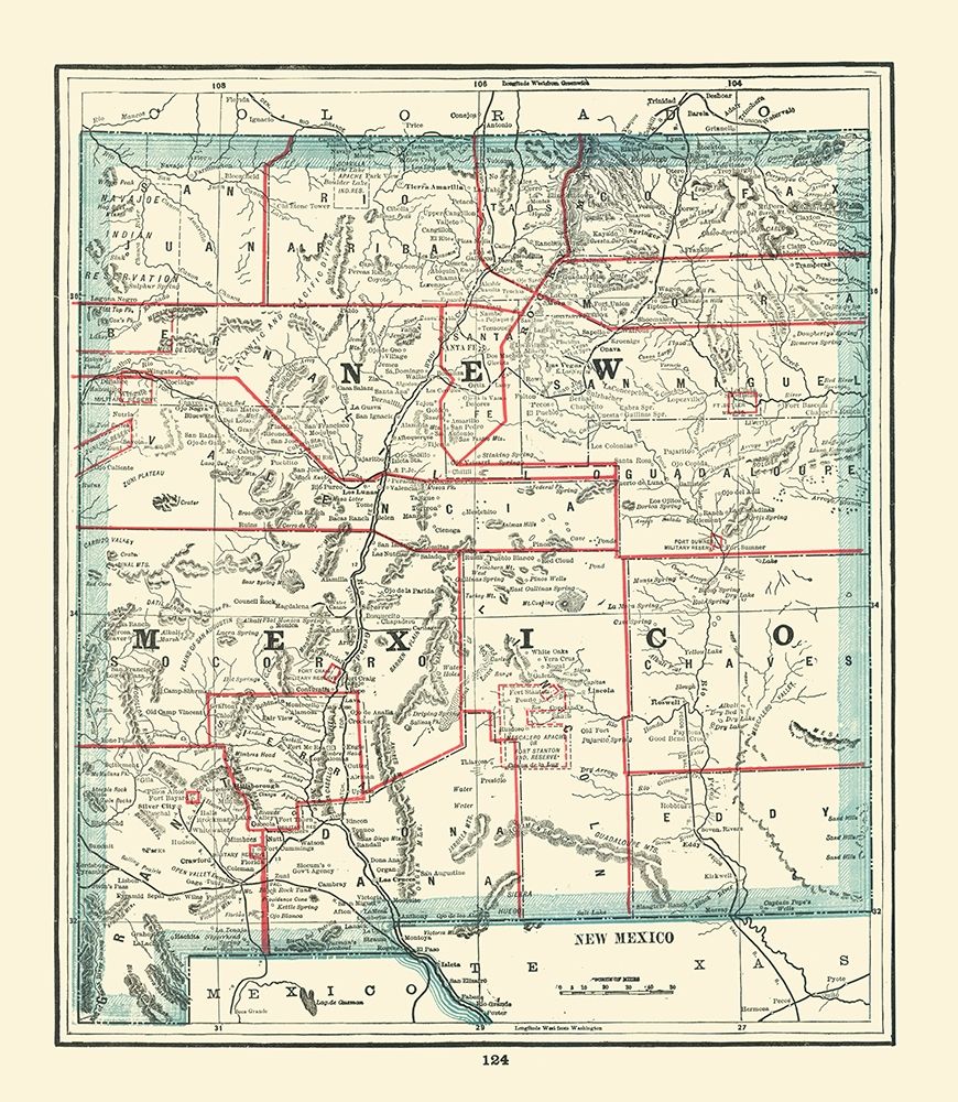 New Mexico - Rathbun 1893 art print by Rathbun for $57.95 CAD