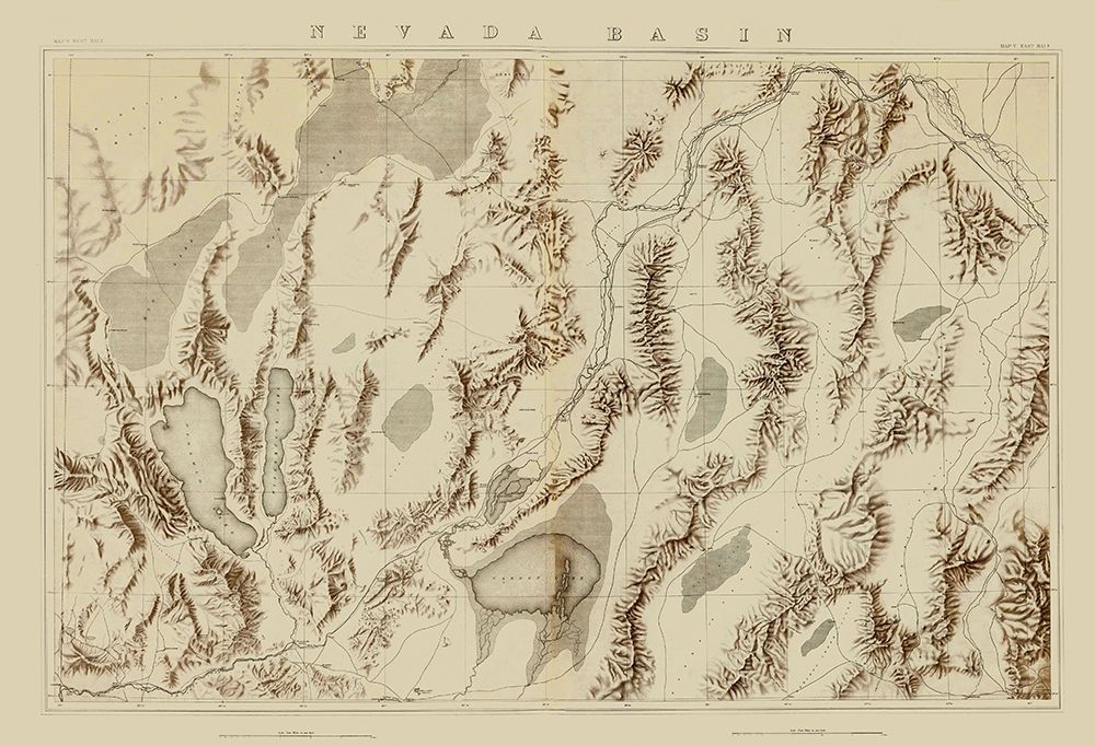 Nevada Basin Nevada - King 1876 art print by King for $57.95 CAD