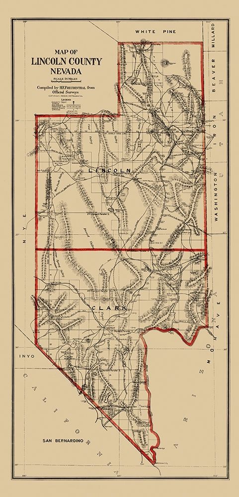 Lincoln Nevada Landowner - Freudenthal 1908 art print by Freudenthal for $57.95 CAD