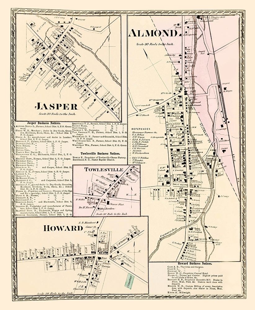 Jasper, Almond, Townsville, Howard New York art print by Beers for $57.95 CAD