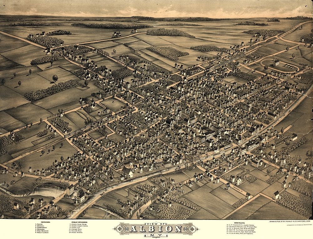 Albion New York - Rowley 1880 art print by Rowley for $57.95 CAD