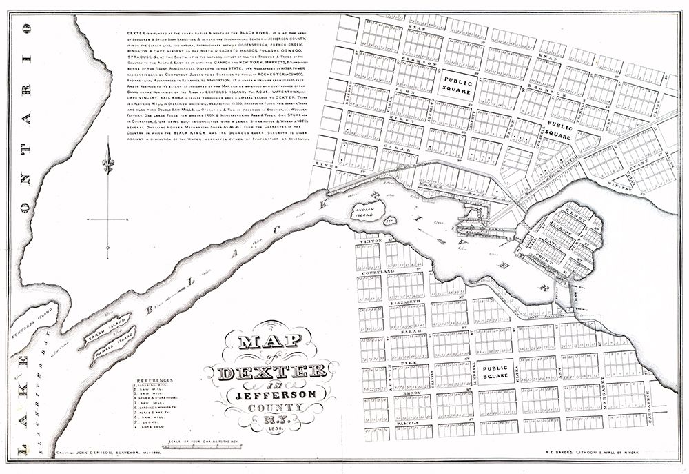 Dexter New York - Denison 1836 art print by Denison for $57.95 CAD