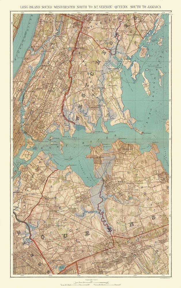Long Island Sound Queens Mt Vernon New York art print by Bien for $57.95 CAD