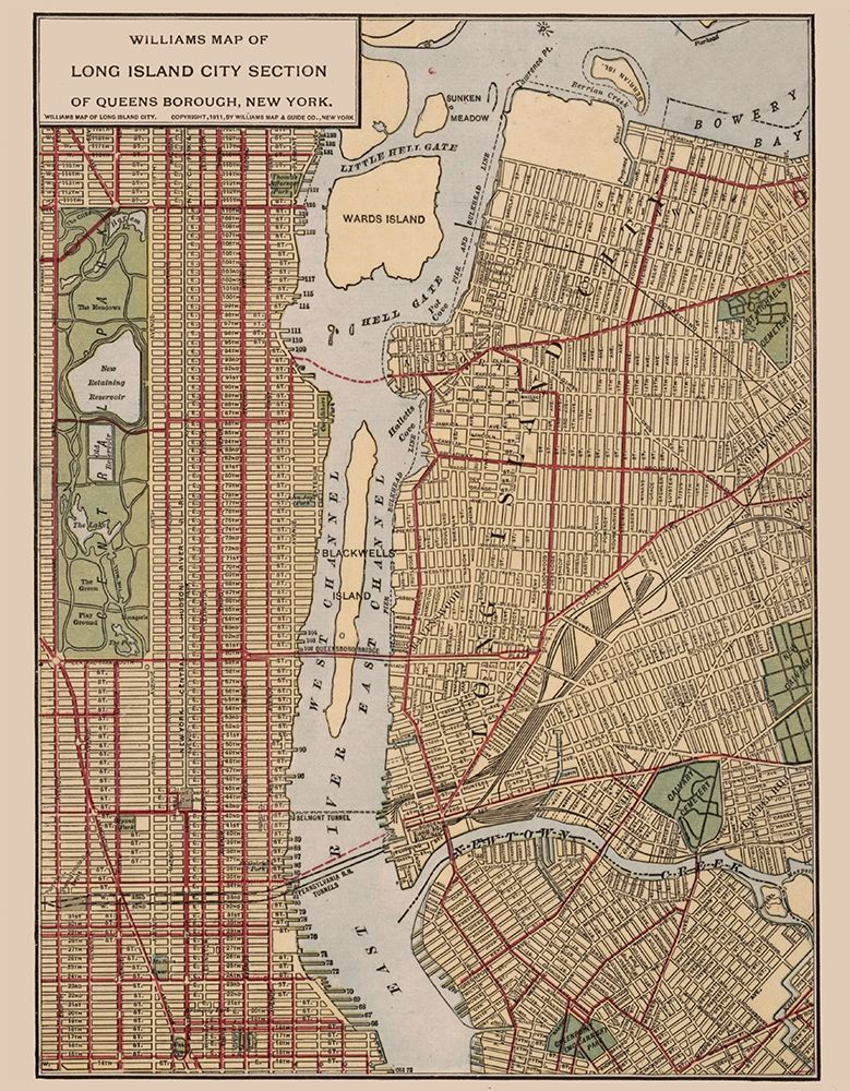 Long Island New York - Williams 1911 art print by Williams for $57.95 CAD