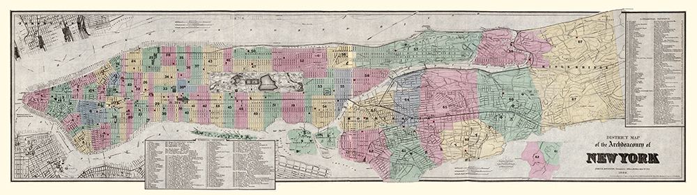 New York City New York - Boynton 1888 art print by Boynton for $57.95 CAD