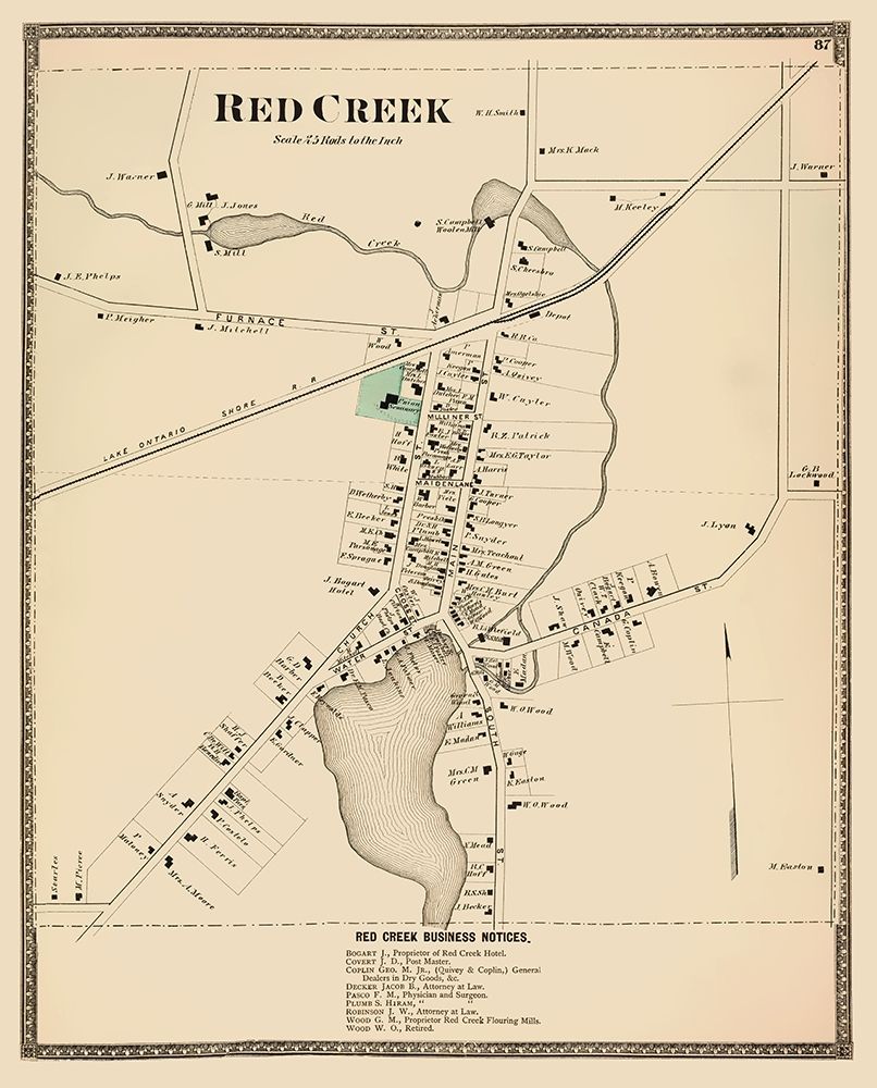 Red Creek New York Landowner - Century 1904 art print by Century for $57.95 CAD