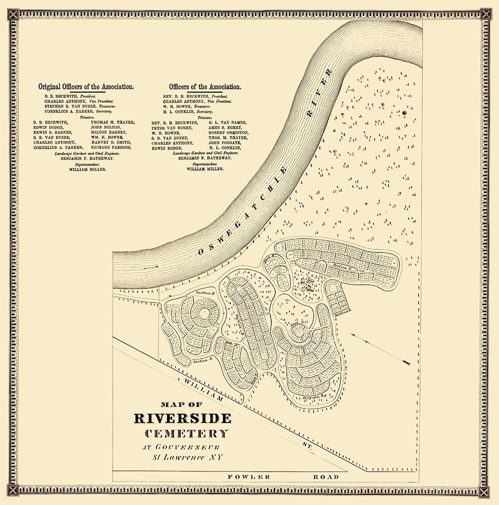 Gouverneur New York Riverside Cemetery - Stone art print by Stone for $57.95 CAD