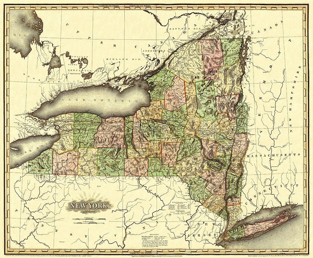New York - Tanner 1819 art print by Tanner for $57.95 CAD