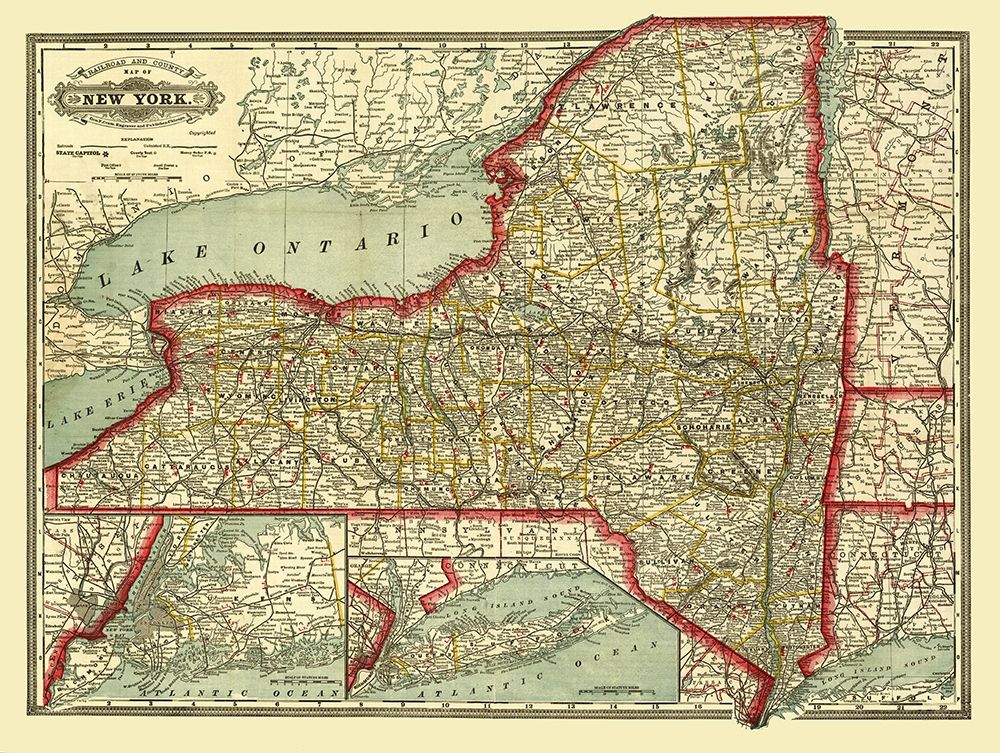 New York - Craig 1888 art print by Craig for $57.95 CAD