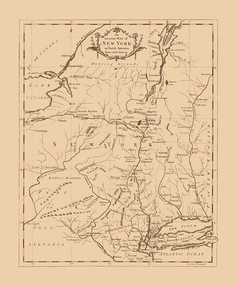 New York -1780 art print by Unknown for $57.95 CAD