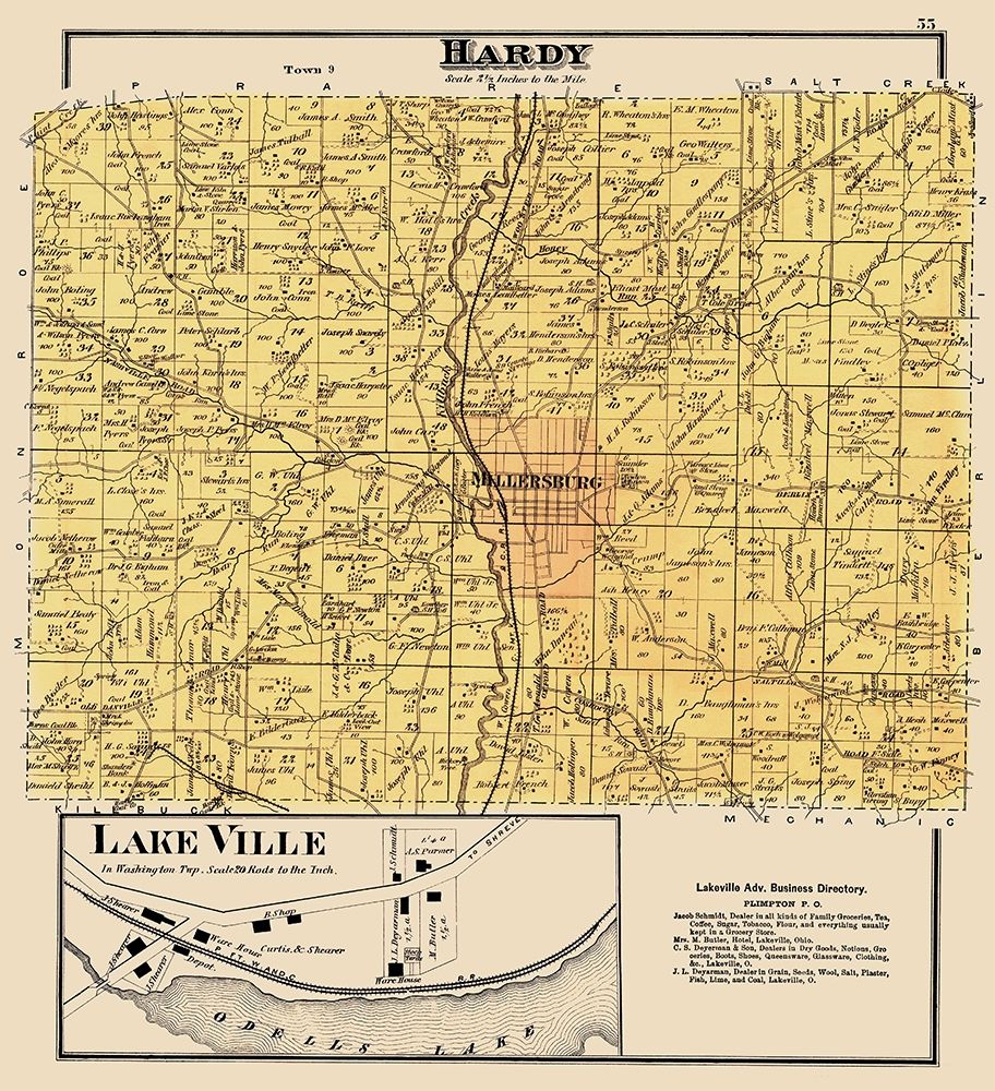 Hardy Ohio Landowner - Cring 1875 art print by Cring for $57.95 CAD