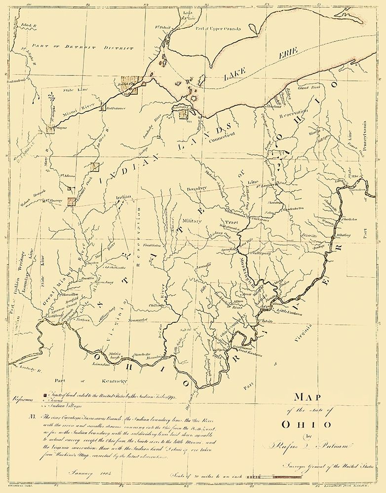 Ohio - Putnam 1804 art print by Putnam for $57.95 CAD