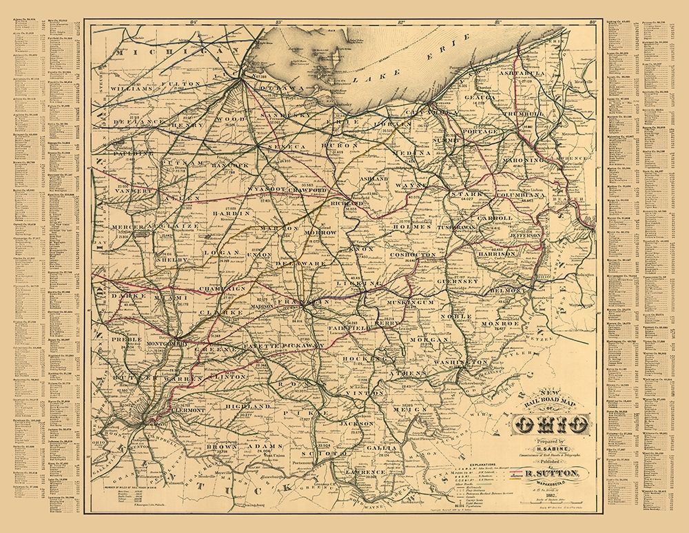 Ohio - Sabine 1882 art print by Sabine for $57.95 CAD