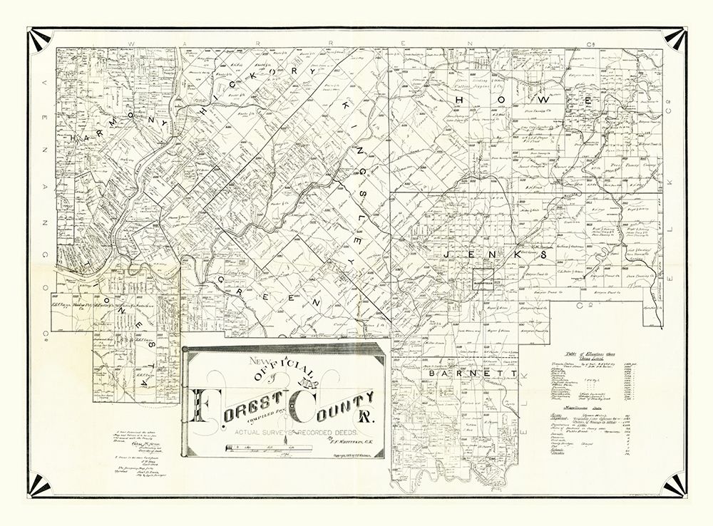 Forest County Pennsylvania - Whittekin 1895 art print by Whittekin for $57.95 CAD