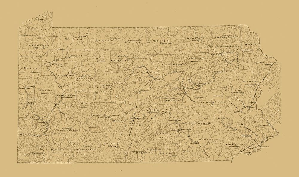 Pennsylvania -1893 art print by Unknown for $57.95 CAD