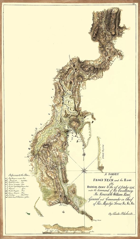 Survey Frogs Neck Route British Army art print by Blaskowitz for $57.95 CAD