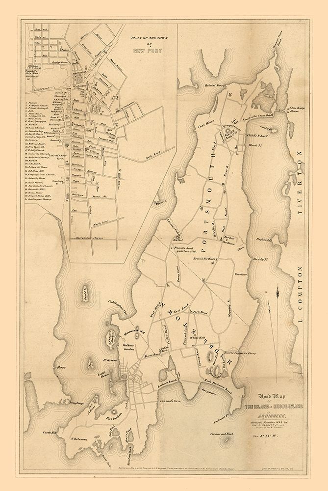 Rhode Island - Hammett 1849 art print by Hammett for $57.95 CAD