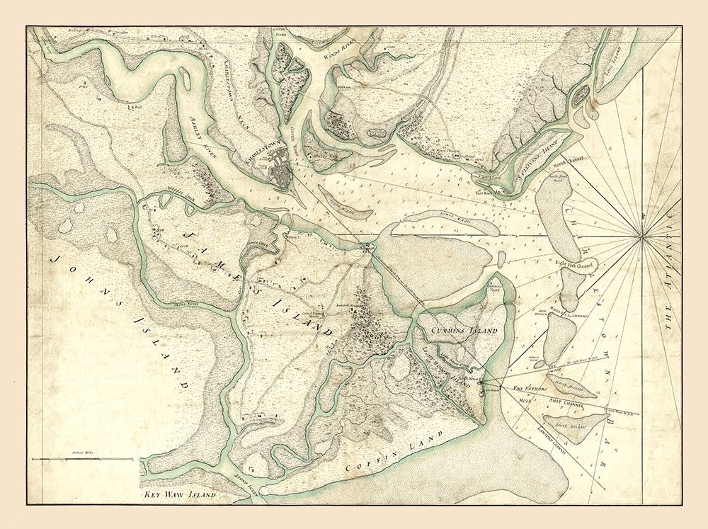 Charleston South Carolina -1780 art print by Unknown for $57.95 CAD
