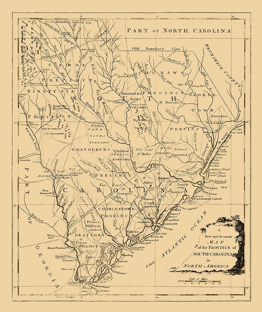 South Carolina -1779 art print by Unknown for $57.95 CAD