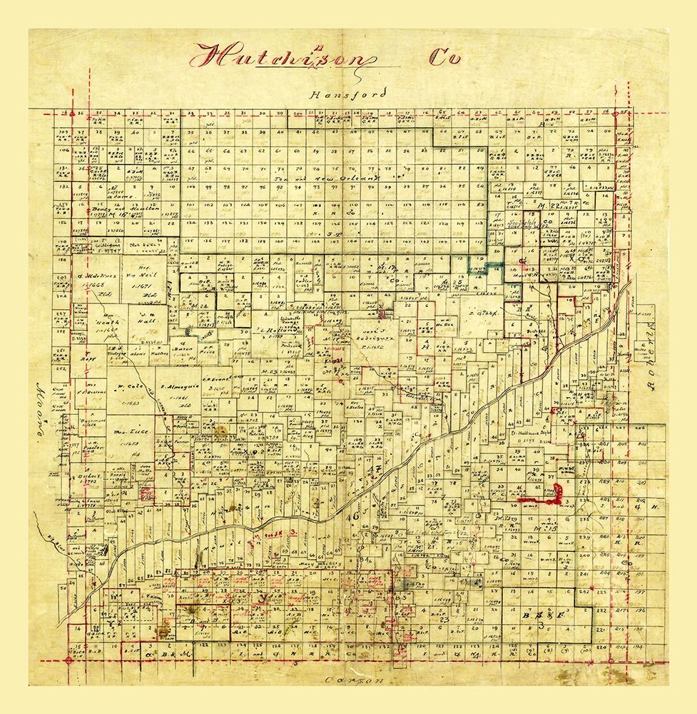 Hutchinson County Texas art print by Unknown for $57.95 CAD