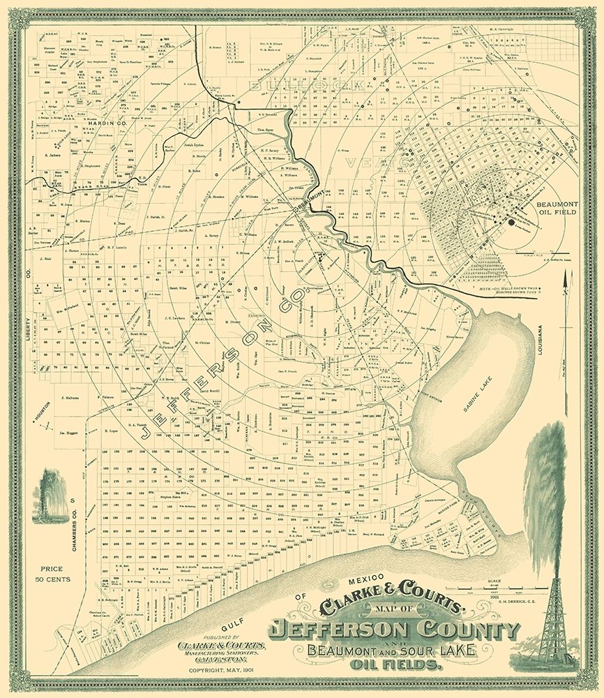 Jefferson Texas Landowner - Clarke 1901 art print by Clarke for $57.95 CAD