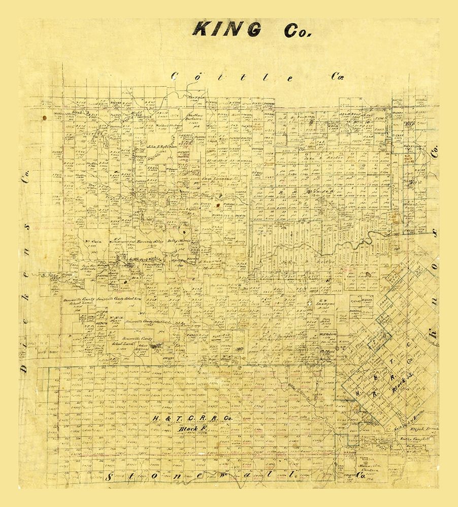 King County Texas art print by Unknown for $57.95 CAD