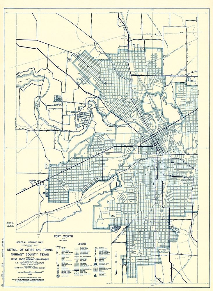 Taylor Ranch Texas Quad - USGS 1969 art print by USGS for $57.95 CAD
