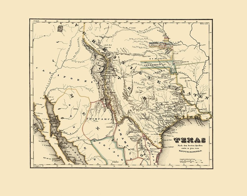 Texas Republic - Meyer 1846 art print by Meyer for $57.95 CAD