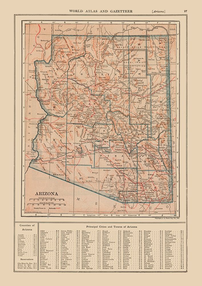 Arizona - Reynold 1921 art print by Reynold for $57.95 CAD