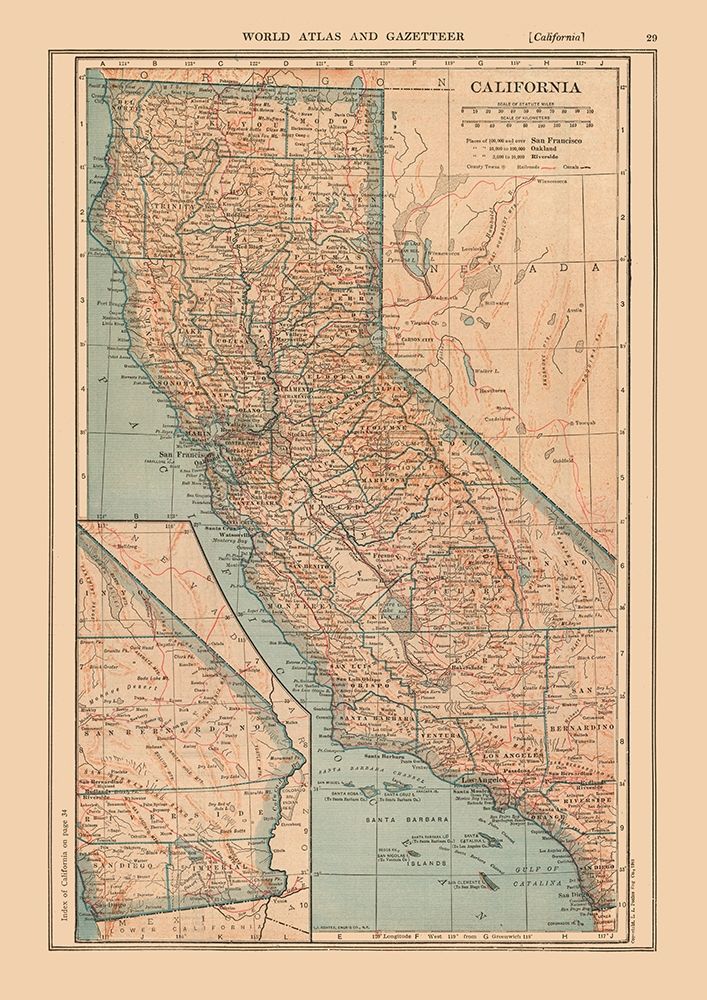 California - Reynold 1921 art print by Reynold for $57.95 CAD