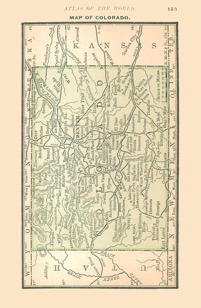 Colorado - Alden 1886 art print by Unknown for $57.95 CAD