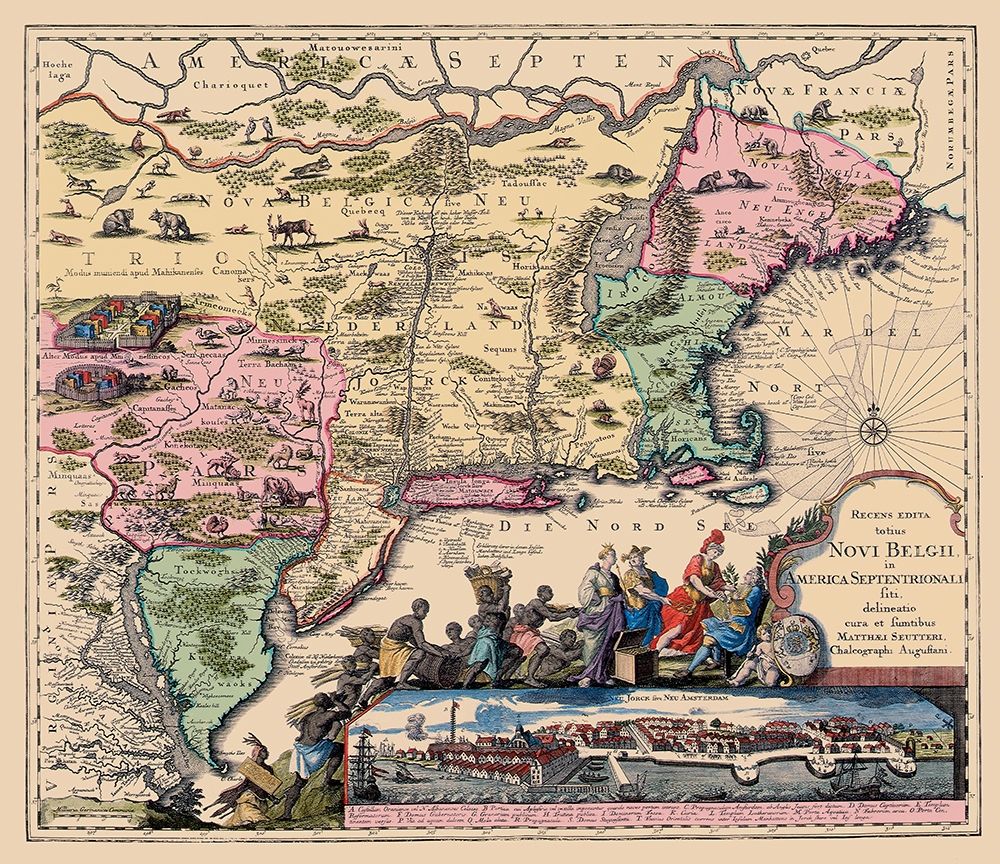 America Septentrionali - 1751 art print by Unknown for $57.95 CAD
