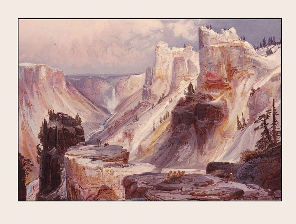 Grand Canyon, Yellowstone National Park Wyoming art print by Unknown for $57.95 CAD