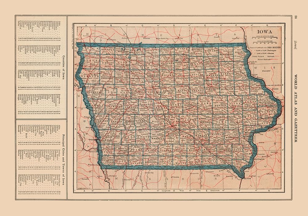 Iowa - Reynold 1921 art print by Reynold for $57.95 CAD