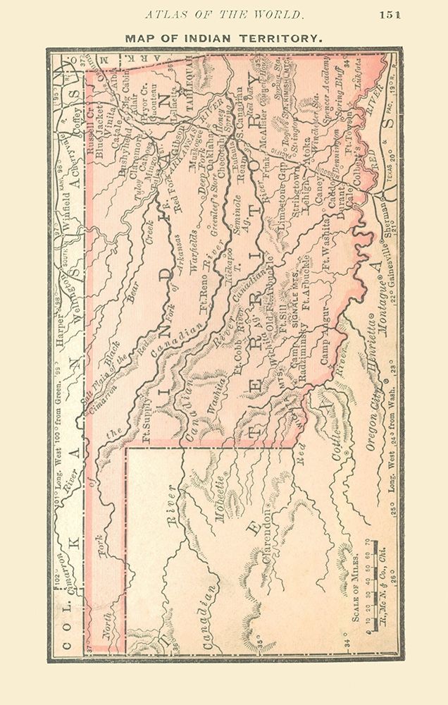 Indian Territory - Alden 1886 art print by Alden for $57.95 CAD
