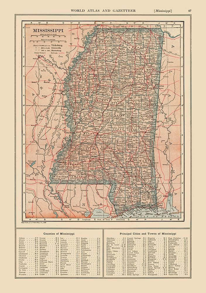 Mississippi - Reynold 1921 art print by Reynold for $57.95 CAD