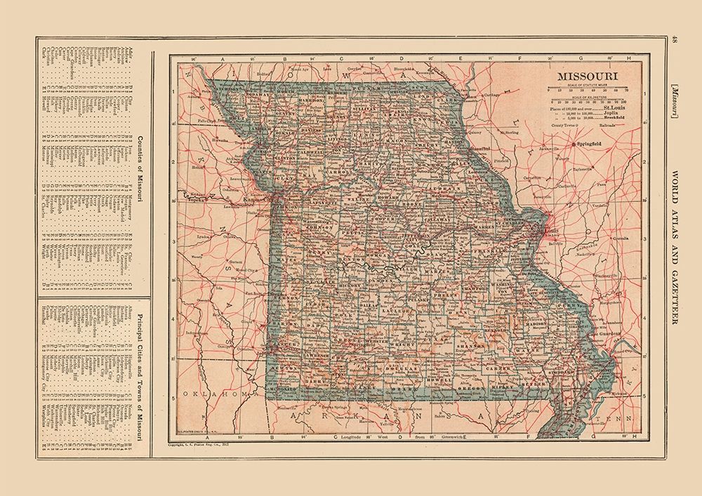 Missouri - Reynold 1921 art print by Reynold for $57.95 CAD