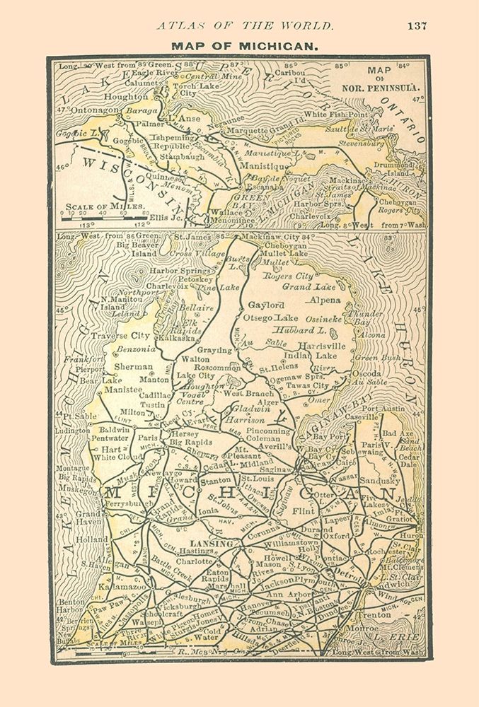 Michican - Alden 1886 art print by Alden for $57.95 CAD