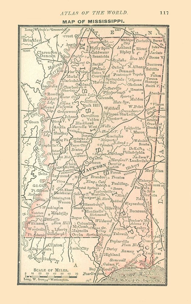 Mississippi - Alden 1886 art print by Alden for $57.95 CAD
