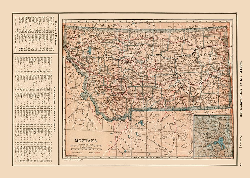 Montana - Reynold 1921 art print by Reynold for $57.95 CAD