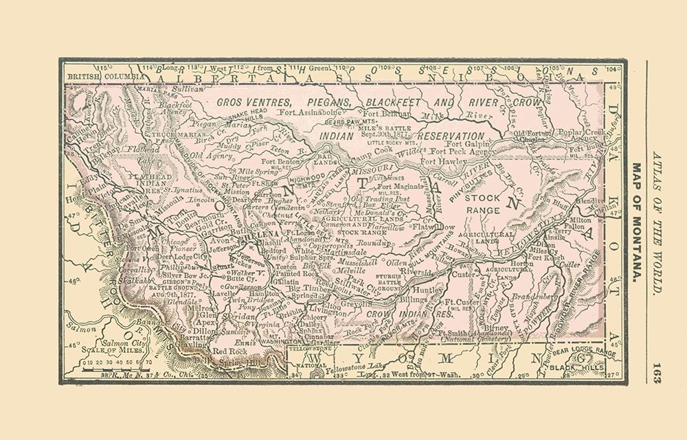 Montana - Alden 1886 art print by Alden for $57.95 CAD