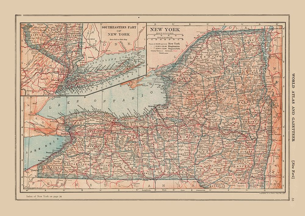 New York - Reynold 1921 art print by Reynold for $57.95 CAD