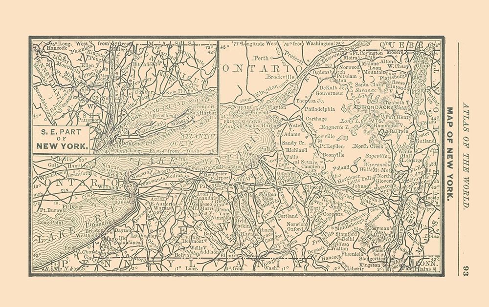 New York - Alden 1886 art print by Alden for $57.95 CAD