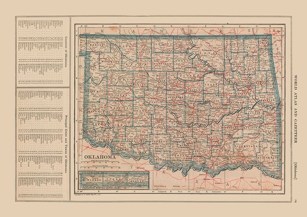 Oklahoma - Reynold 1921 art print by Reynold for $57.95 CAD