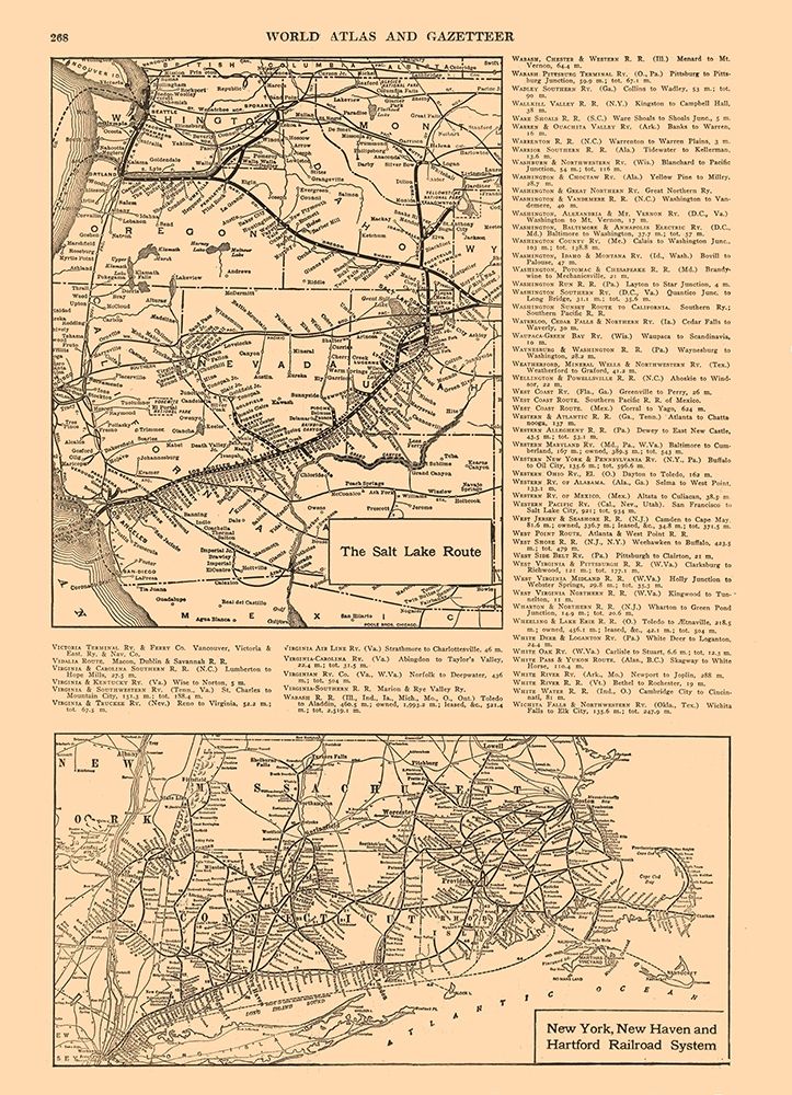 Salt Lake Route, New York - Railroad - Reynold art print by Reynold for $57.95 CAD
