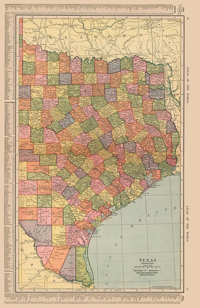 East Texas - Hammond 1910 art print by Hammond for $57.95 CAD