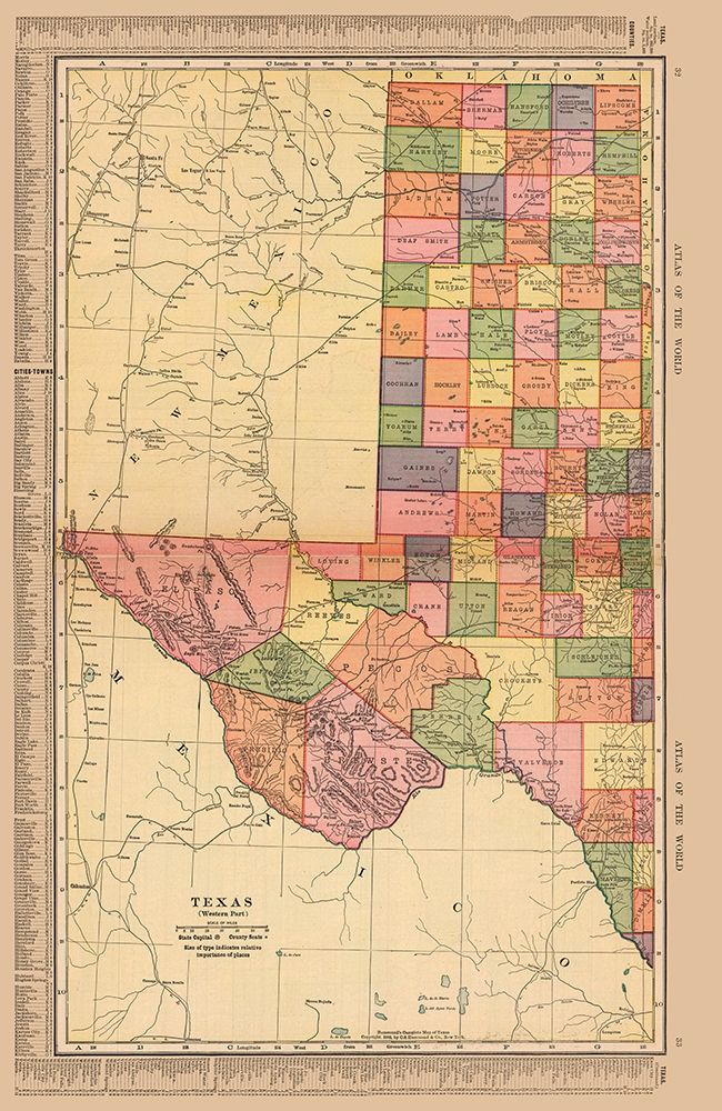 West Texas - Hammond 1910 art print by Hammond for $57.95 CAD